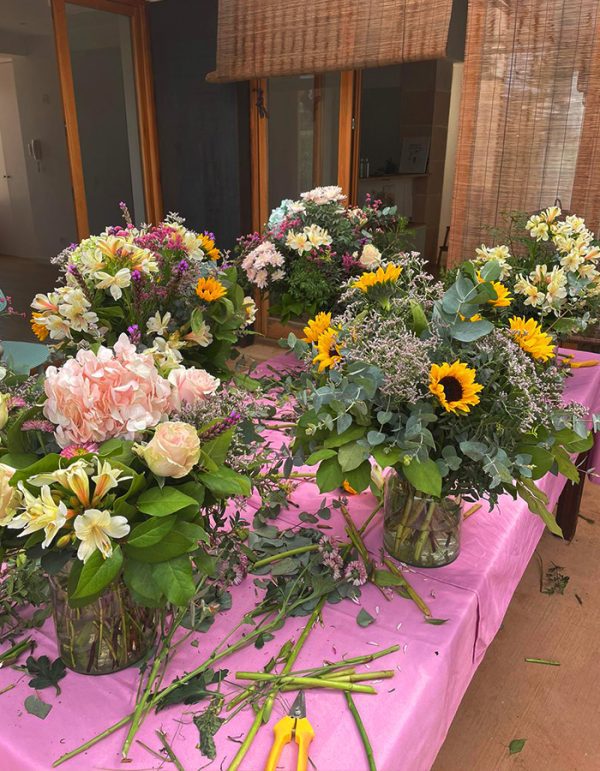 Taller de arreglos florales